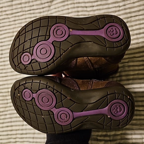 STRIDE RITE Surprise Krisha boots sz. 5 faux leather floral baby booties - Picture 4 of 11